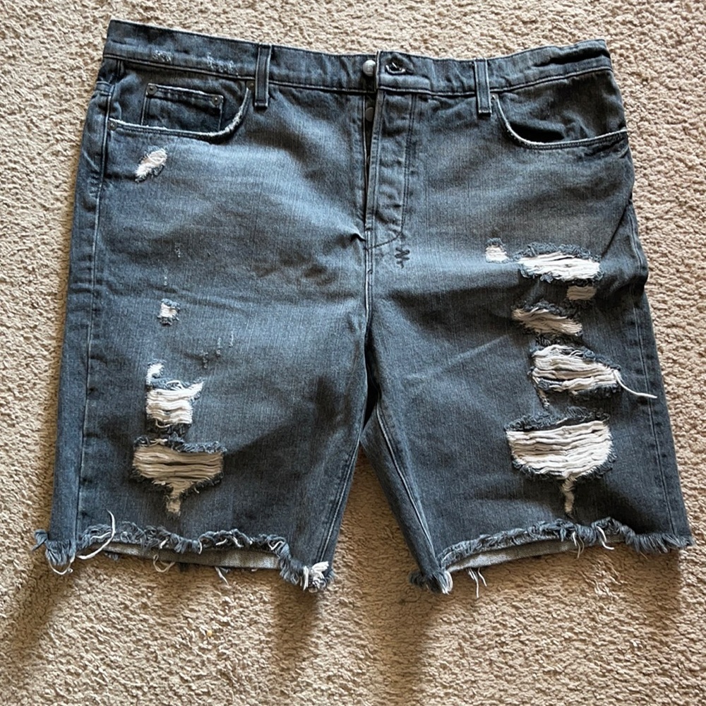 Ksubi black Jean shorts
